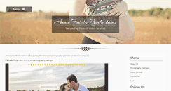 Desktop Screenshot of annafaiolaproductions.com